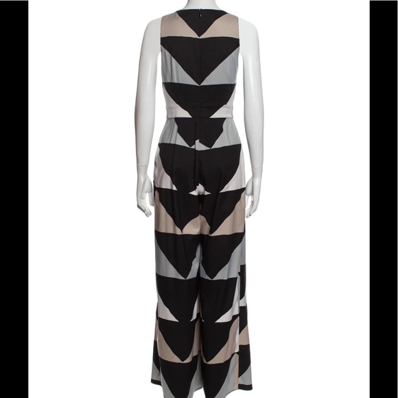 Mara Hoffman Abstract Colorblock Jumpsuit 8 - Picture 3 of 4